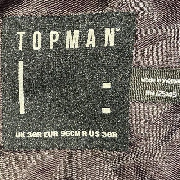 NWOT TOPMAN Grey Blazer - Picture 7 of 8